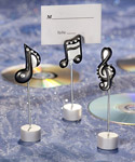 Music Note Wedding Placecard Holders
