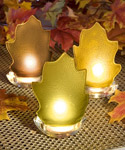Leaf Candle Wedding Favors