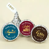 Personalized Shimmering Love "I DO" Plume Hershey's Kisses