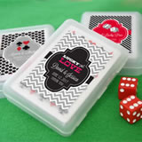 Las Vegas Themed Playing Card Favors with Personalized Box - ON SALE