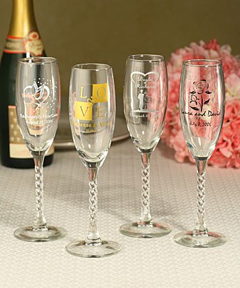 champagne wedding favors