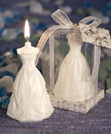 Wedding Gown Candles
