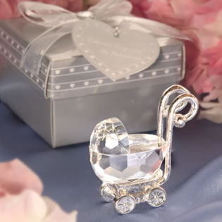 Choice Crystal Baby Carriage Favors