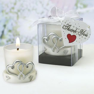 Double Heart Candle Holder