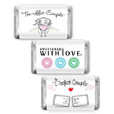 Heart Theme Hersheys Mini Chocolates (5 designs available)