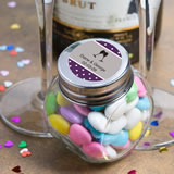 Personalized Glass Jar Anniversary Favors