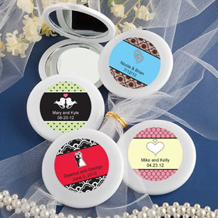 Love Themed Compact Mirror Favors