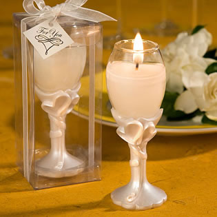 Champagne Flute Candle Favors