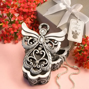 Angel Design Curio Boxes From The Heavenly Favors Collection