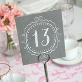 Charming Vintage Table Number Cards (1-40)