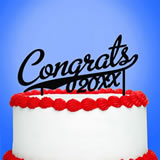 "Congrats With Year" Cake Topper