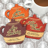 Personalized Tea Pot Cork Coaster
