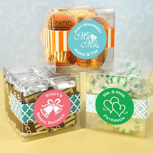 Personalized Clear Favor Boxes (2