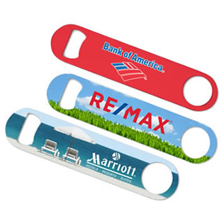Custom Corporate White Stainless Steel Paddle Bottle Openers