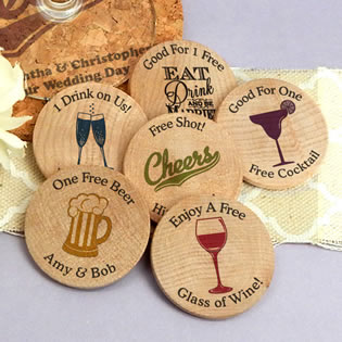 Personalized Wooden Nickels