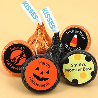 Halloween Colored Foil Hershey�s Kisses