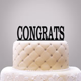 Personalized Classic Text Cake Topper
