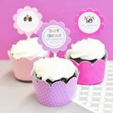 Birthday Cupcake Wrappers & Cupcake Toppers