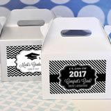 "Hats off to You" Graduation Mini Gable Boxes (set of 12)