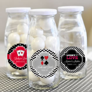 A Lucky Pair Personalized Milk Bottles