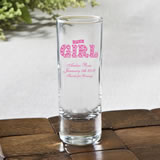 Personalized Fun 2 oz shooter glasses - marquee design
