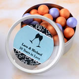 <em>Personalized Expressions Collection</em> Silver Mint Tin Favors