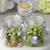 personalized metallics collection apothecary jars with hinged lid