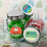 Design Your Own Collection Glass Mason Jars - Holiday Themed