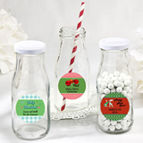 <em>Design Your Own Collection</em> vintage style milk bottles - Holiday Themed