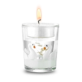 Swan candle favor