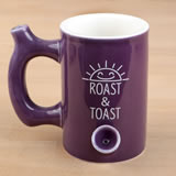 Plum color glossy Premium Roast & Toast Mug