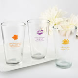 Personalized Pint Glass Favors - Exclusive Themed Designs