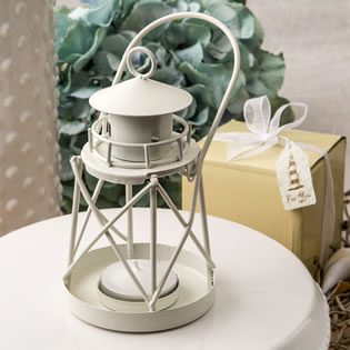 Lighthouse Luminous metal  lantern from fashioncraft