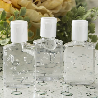 Perfectly plain collection hand sanitizer favors