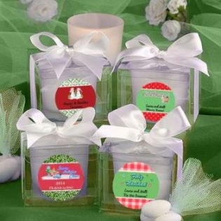Design Your Own Collection Candle Favors - Holiday Themed
