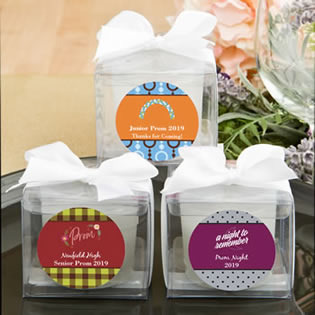 Fashioncraft's design your own collection candle favors - prom design