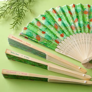 Personalised expressions Pineapple themed Fan