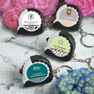  Personalized  Expressions Collection  Key Chain / Measuring Tape Favors