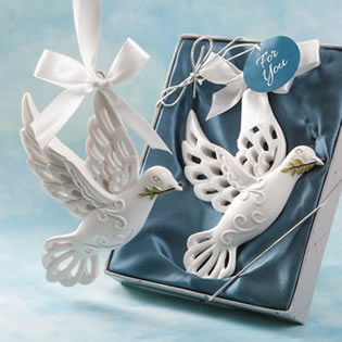Dove of Peace hanging ornament