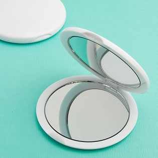  Perfectly Plain Collection  Mirror Compact Favors