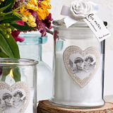  Rose Ancienne Collection Apothecary jar candle favors