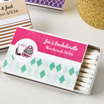 Personalized Matchbox favors (Pack of 50)
