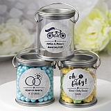 Personalized Metallics Collection Classic silver Mini Paint Can