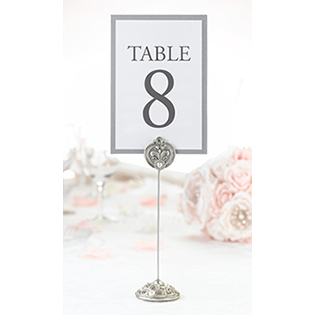 St of 4 Jeweled Table Markers