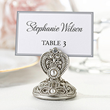 Set of 4 Jeweled Place Card Holders