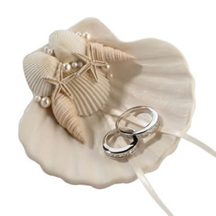 Lillian Rose Seashell Ring Holder