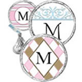 Personalized Monogram Hersheys Kisses Wedding Favors (34 Designs Available)