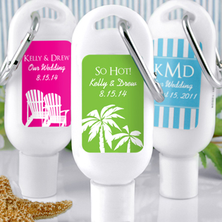 Personalized Sunscreen with Carabiner (SPF 30)