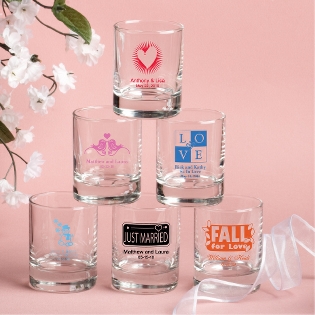 Personalized Shot Glass Favors - ON SALE
