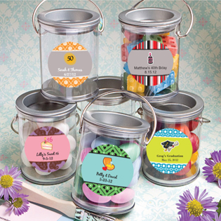 Design Your Own Collection Mini Paint Can Favors